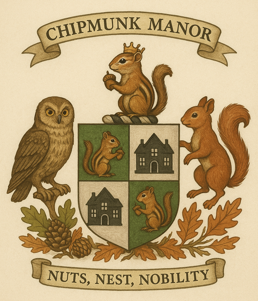 Chipmunk Manor Coat of Arms